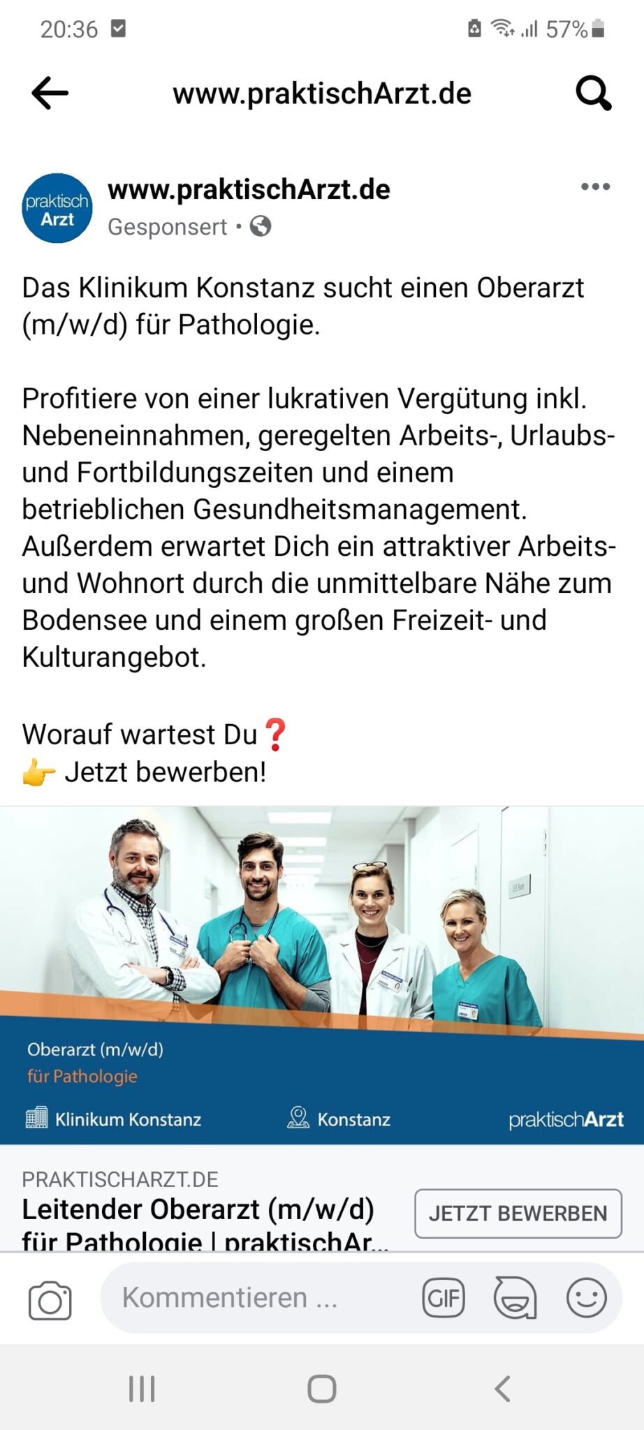 Ärzte rekrutieren via praktischarzt.de